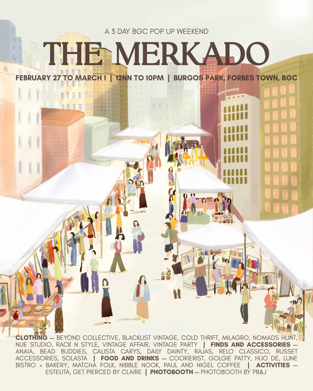 Bazaar scene from THE MERKADO