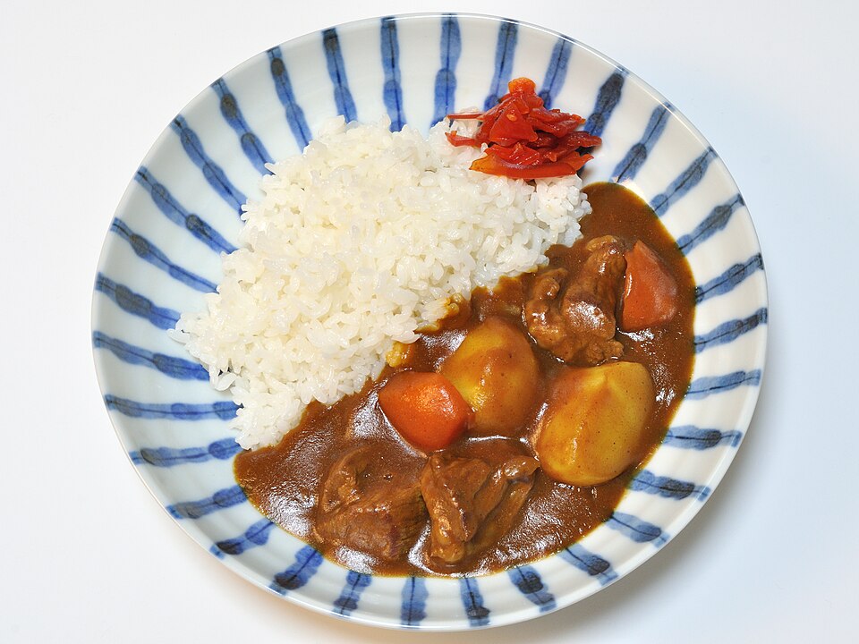 Beef curry rice